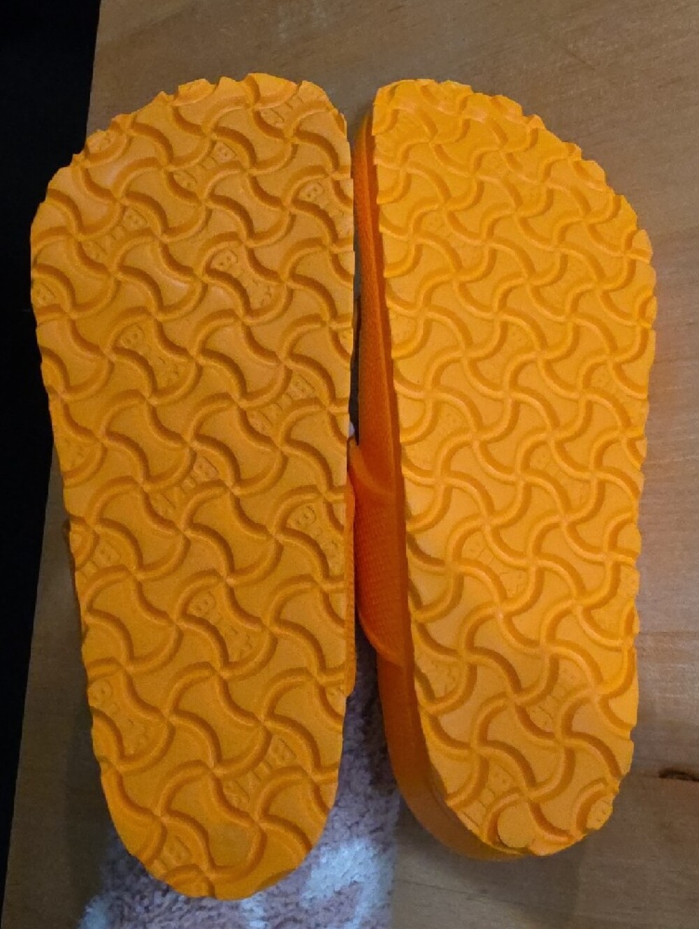 BIRKENSTOCK Arizona Eva Womens Sandels Yellow Orange Size 36 5.5 - Picture 4 of 5